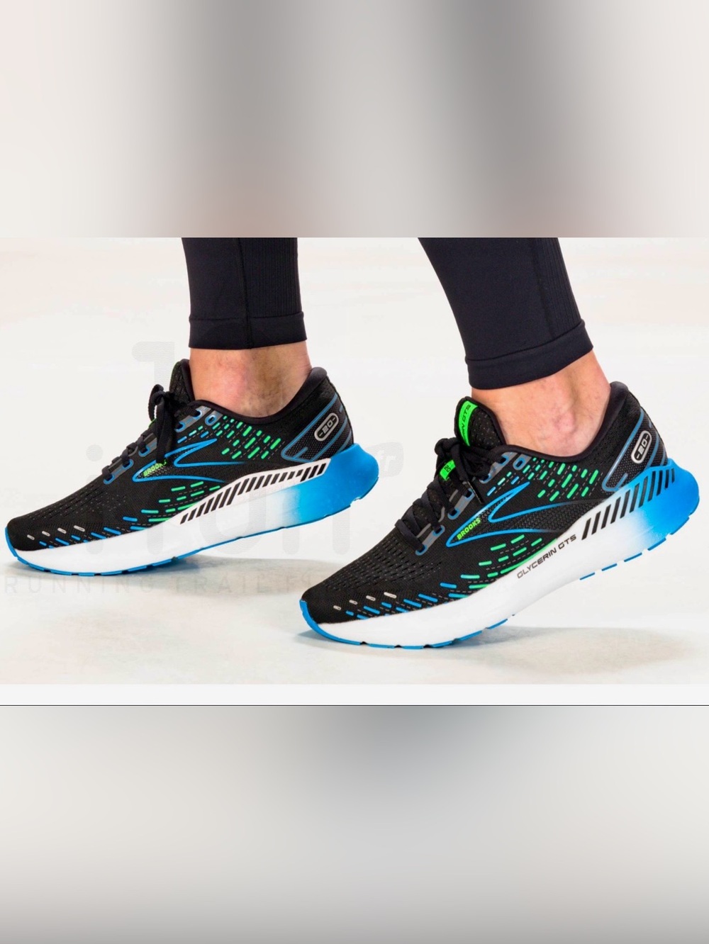 Brooks Glycerin GTS 20 Athletic Performance Running Shoe Sneaker Men’s Size 10